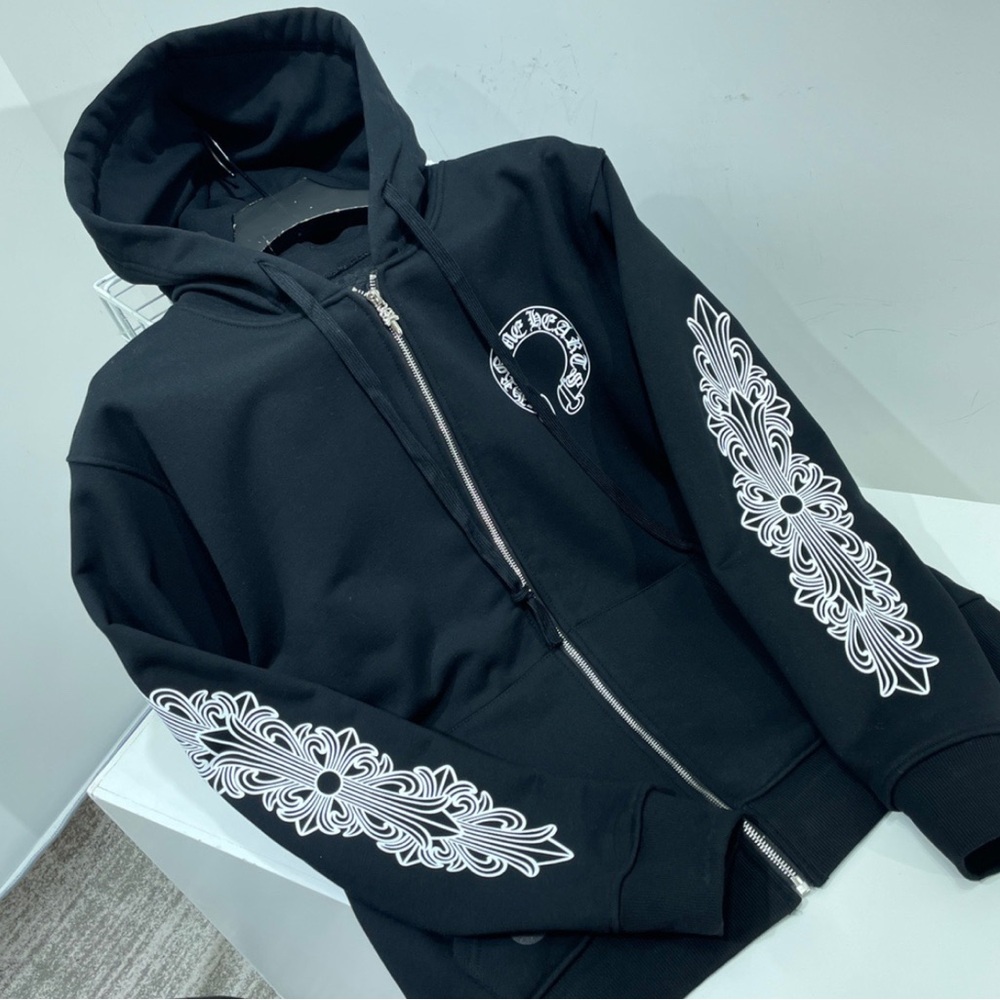Chrome Hearts Black Zip-Up Hoodie - Picture 16 of 16